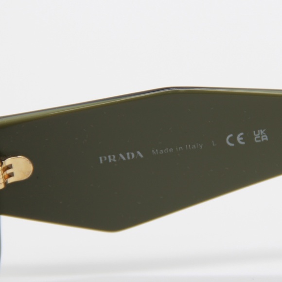 NEW PRADA GREEN PR17WS 13N5S0 UNISEX GREEN SUNGLASSES PRADA SPR 17W 13N-5S0 - Picture 13 of 14